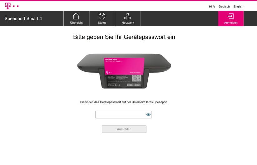 Speedport Smart 4 - Konfiguration