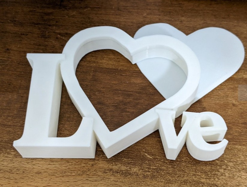 Love - DIY 3D Photo Frame Picture Box