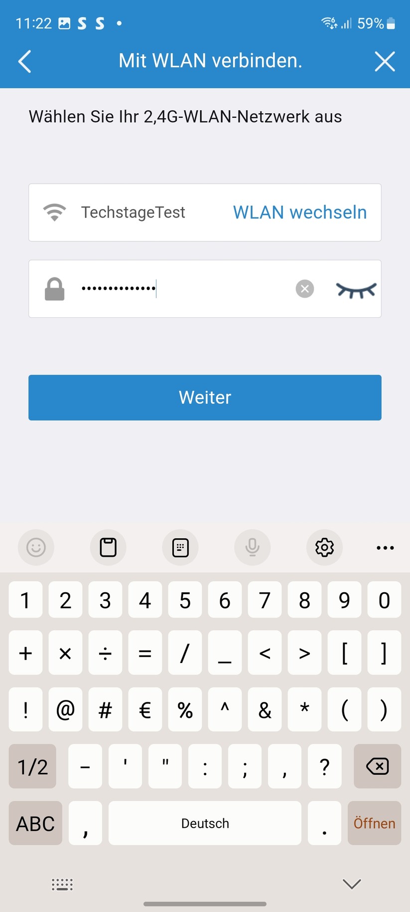 Myannke-App: Setup und Einstellungen