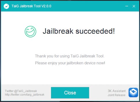 TaiG-Jailbreak für iOS 8.3