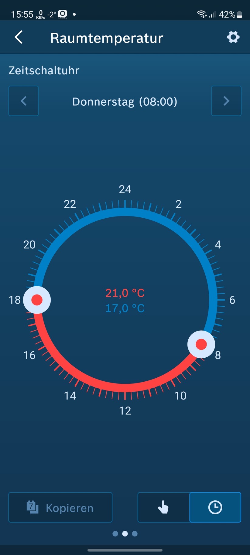 Bosch Heizkörper-Thermostat II: App