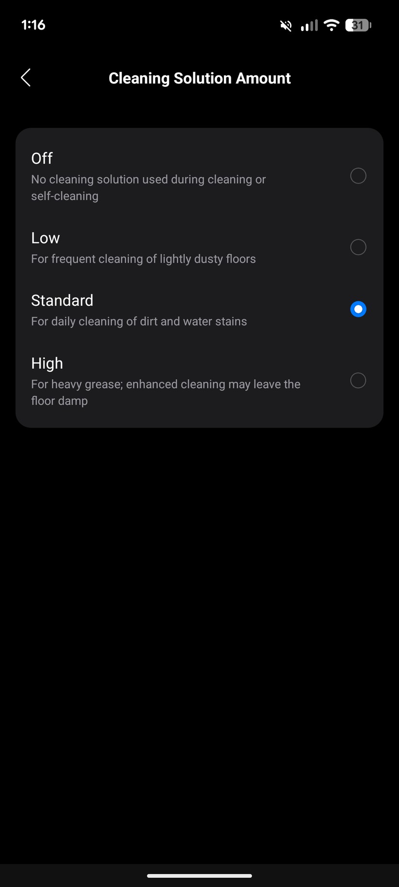 Roborock F25 Ace Pro - Bilder App 