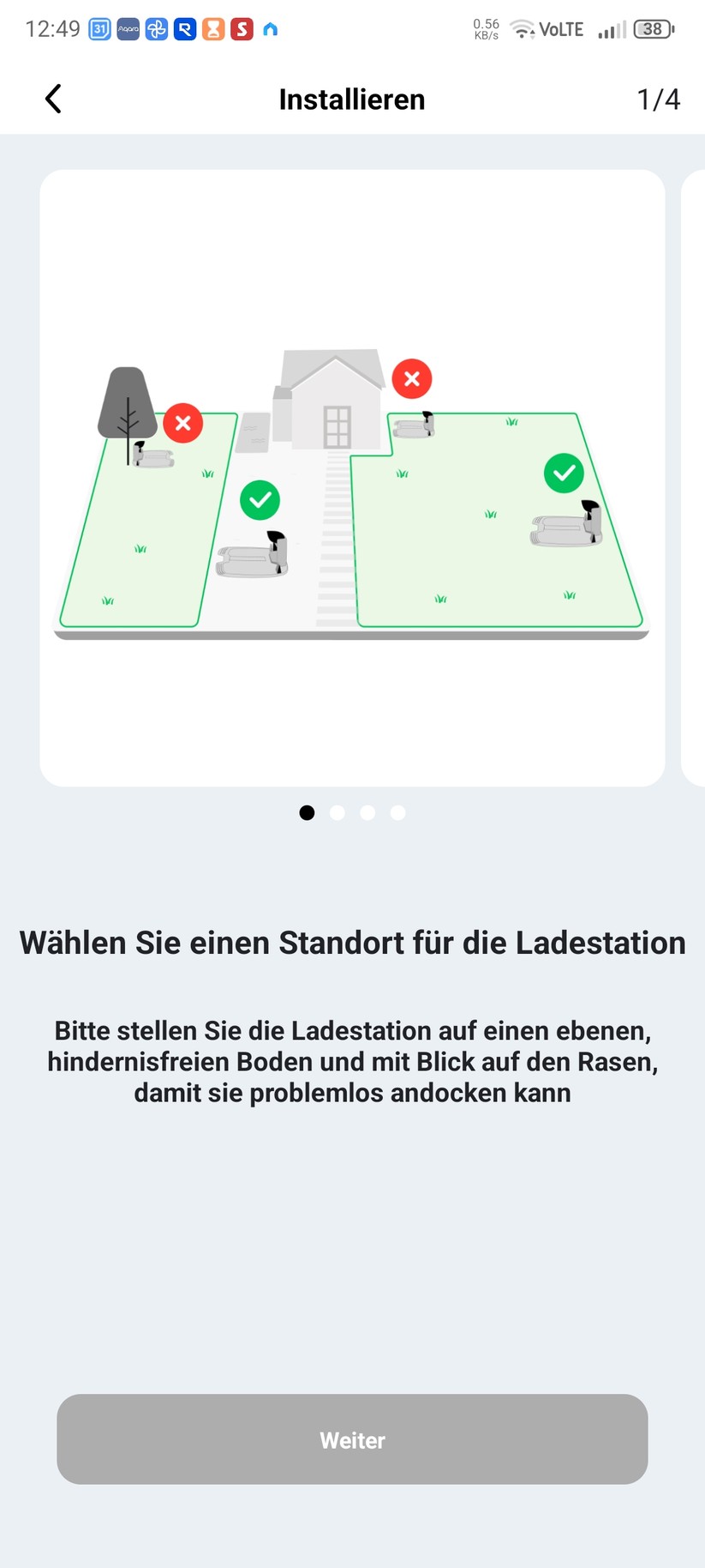 Mammotion Luba Mini AWD Lidar: Kartierung