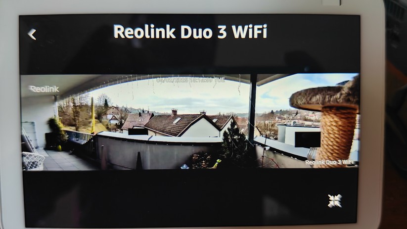 Reolink Duo 3 WiFi: Livestream auf Amazon Echo Show 8