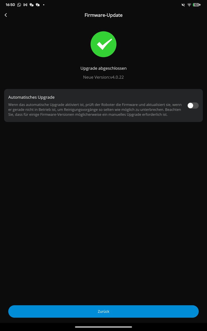 Eufy Omni E28 Hydrojet – App