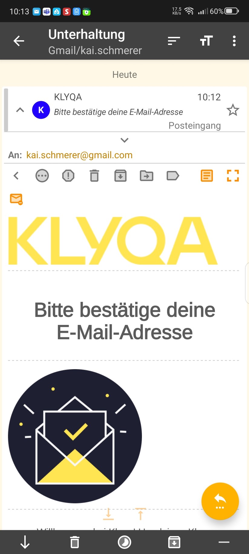 Klyqa Air Klyna S: App