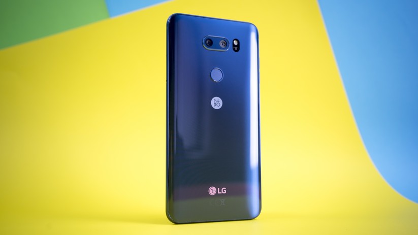 Auf der Rückseite des LG V30 befindet sich der Fingerabdrucksensor.
