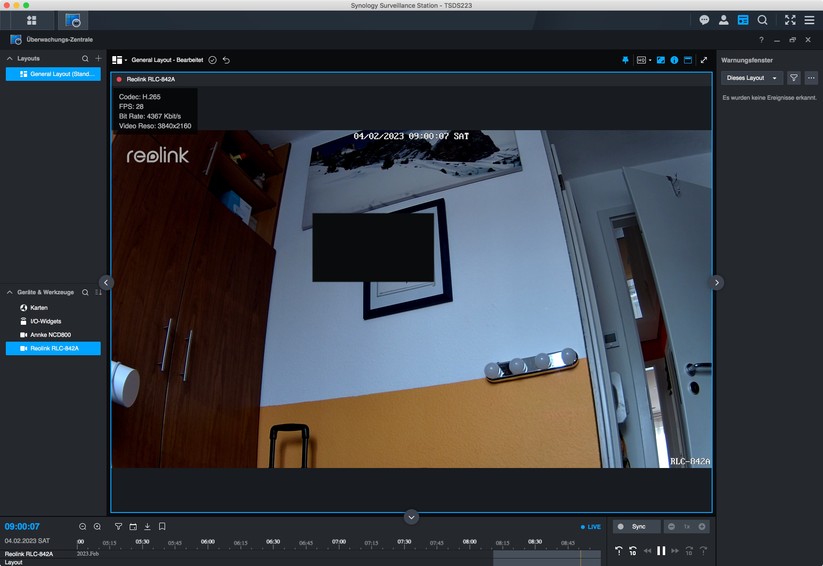Synology Surveillance Station auf DS223