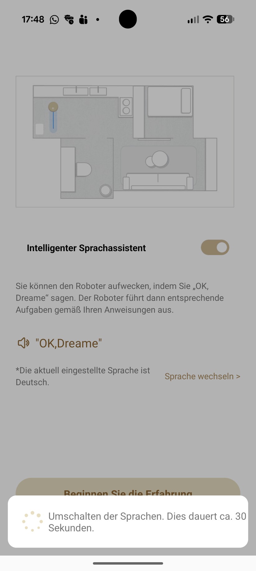 Dreame Aqua 10 Ultra Roller – App & Einrichtung