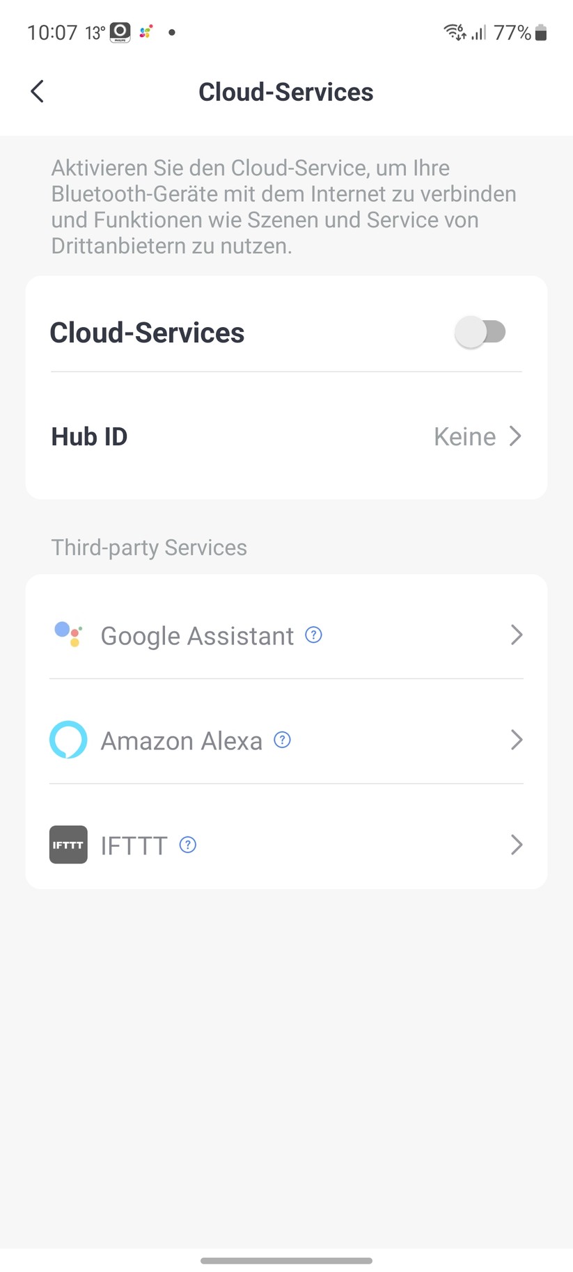 Die Einrichtung der Switchbot-Komponenten erfordert eine Registrierung. Ansonsten ist der Setup-Prozess sehr einfach. Während der Einbindung liefert die App informative Erklärungen, Grafiken und Videos zu den einzelnen Komponenten hinsichtlich Einrichtung, Konfiguration und Betrieb. Vorbildlich.