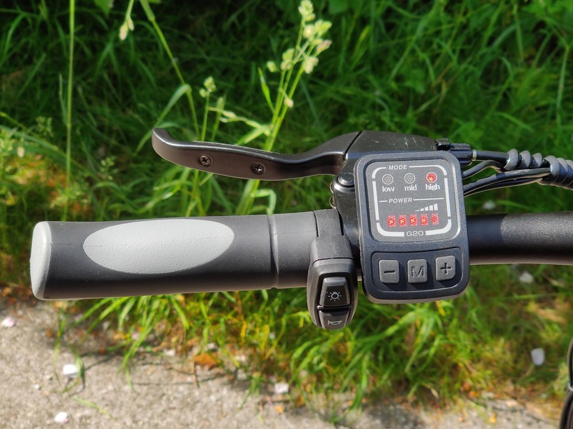 LEDs statt Display: Hier hat Fiido an der falschen Stelle gespart. 
