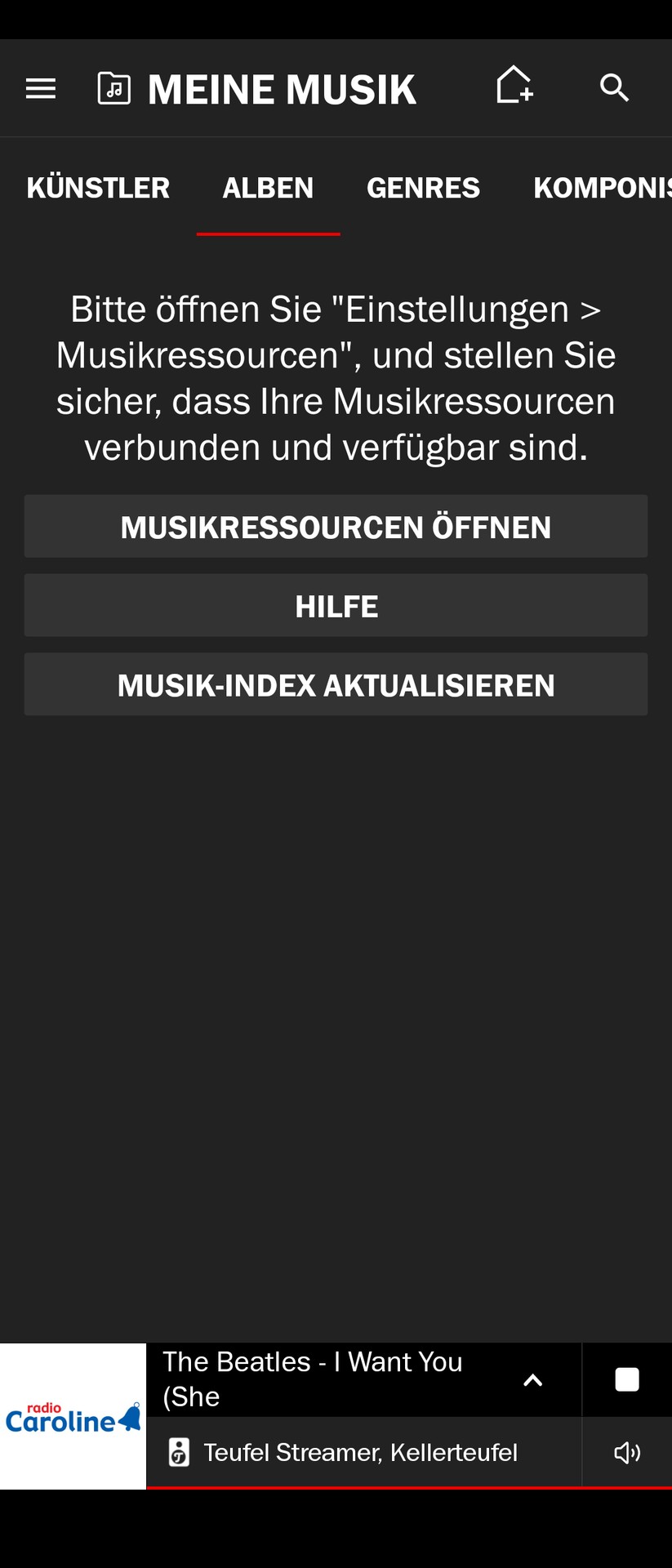 Teufel Streamer App
