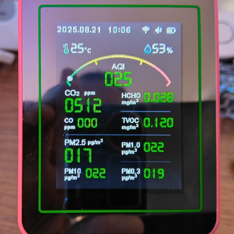 Raumluftsensor Air Quality Detector MT29 im Test