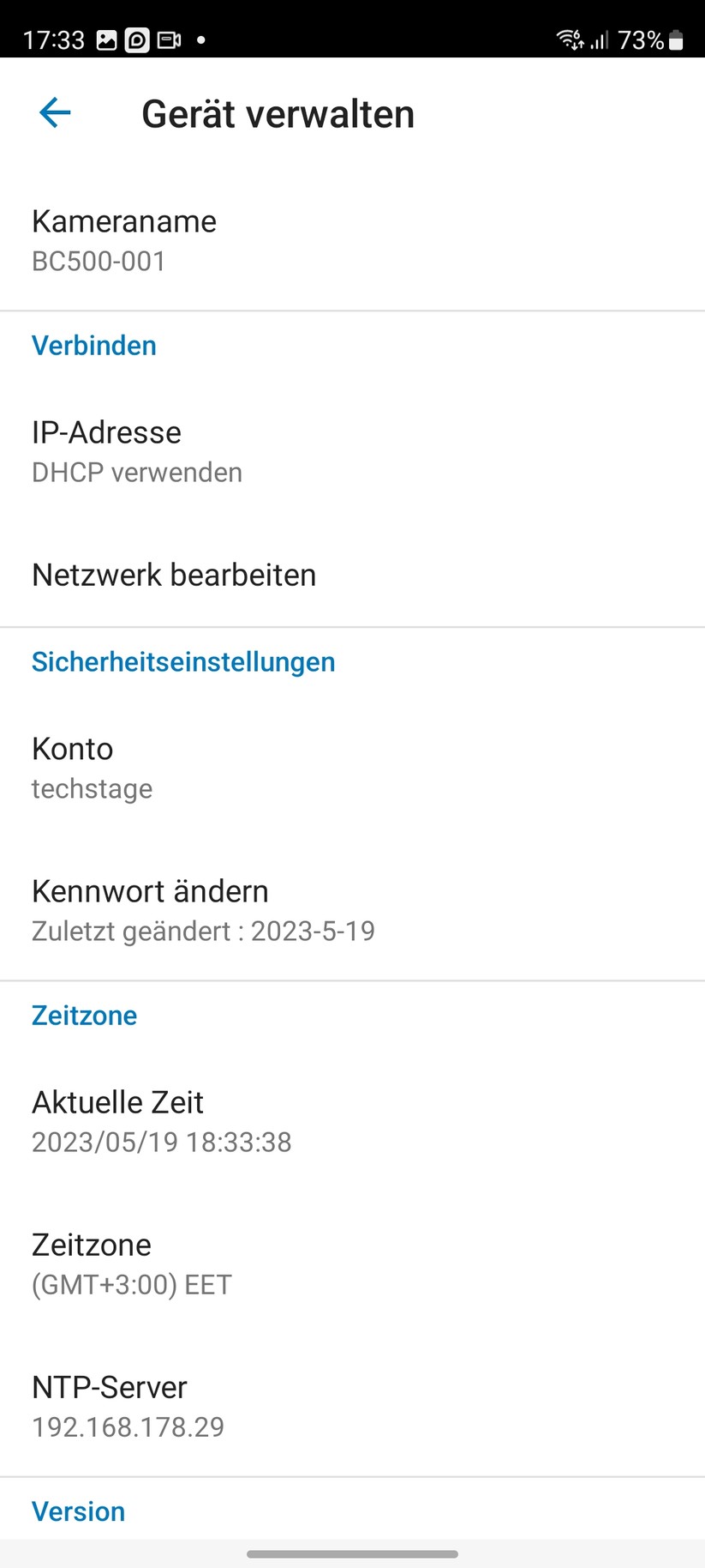 Synology BC500: Mobile App DS Cam