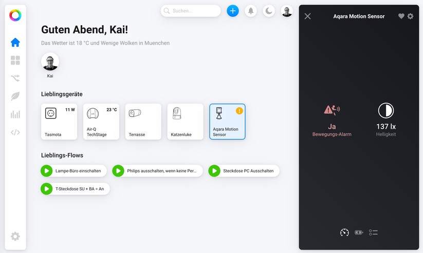 Homey Pro: Desktop-App
