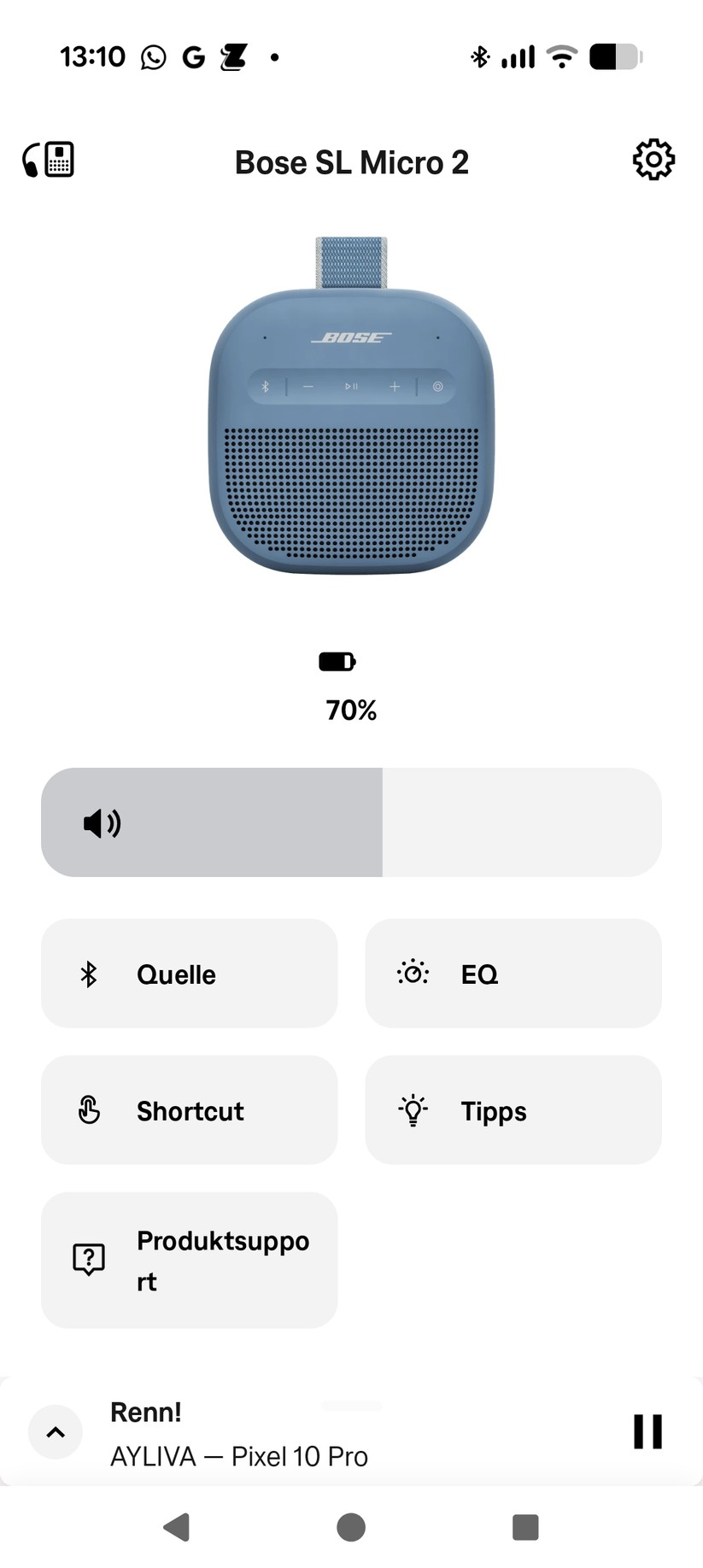 Bose Soundlink Micro 2 Screenshot