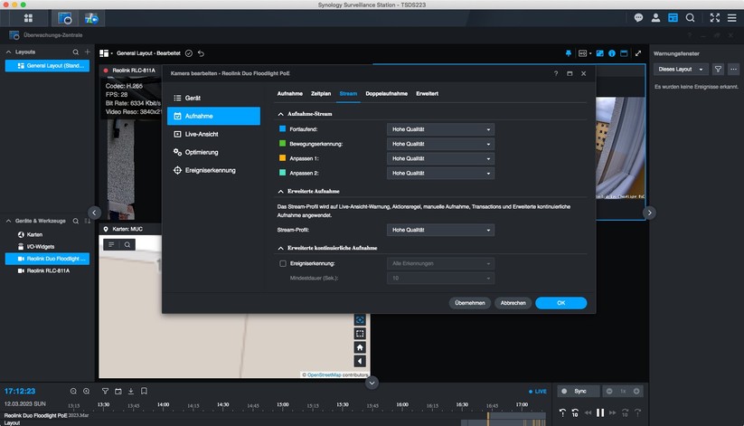 Synology Surveillance Station: Überwachungskameras konfigurieren
