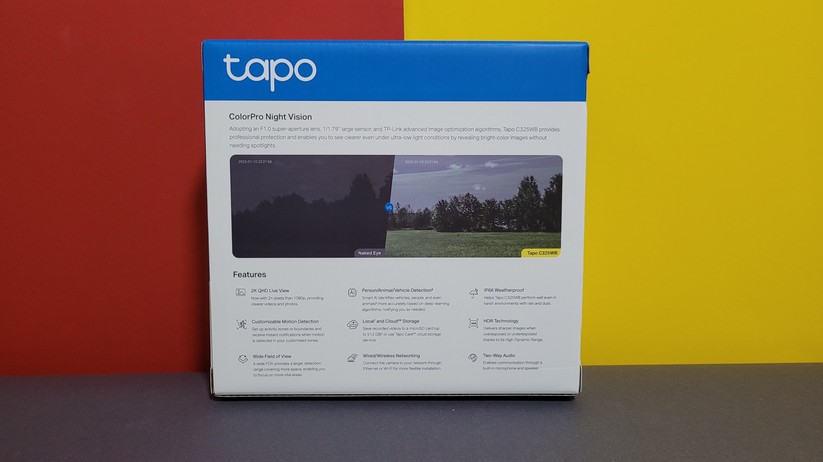 TP-Link Tapo C325WB: Gute Nachtsicht und Onvif-Support