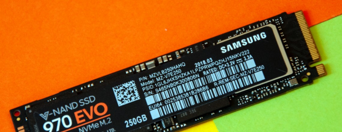 Samsung 970 EVO (250 GByte) M.2-NVMe im Test