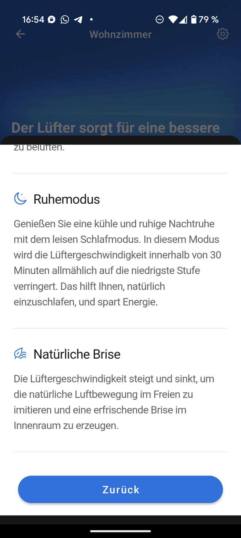 Philips CX3550/01 Standventilator Screenshot
