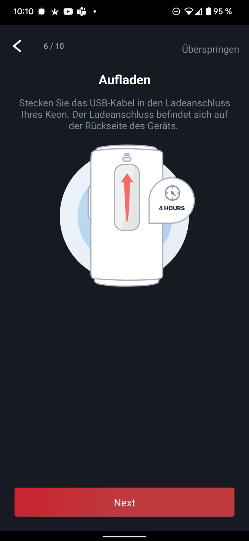 Feelconnect 3: So sieht die App aus
