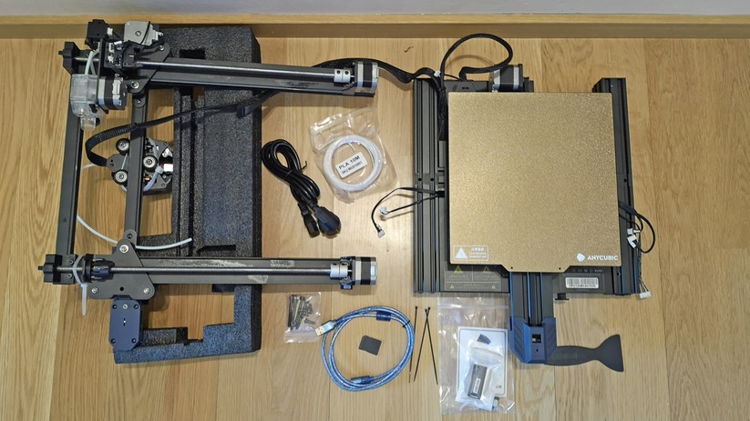 3D-Drucker wie der Anycubic Vyper bestehen aus wenigen vormontierten Komponenten. Der Zusammenbau ist dementsprechend einfach. 