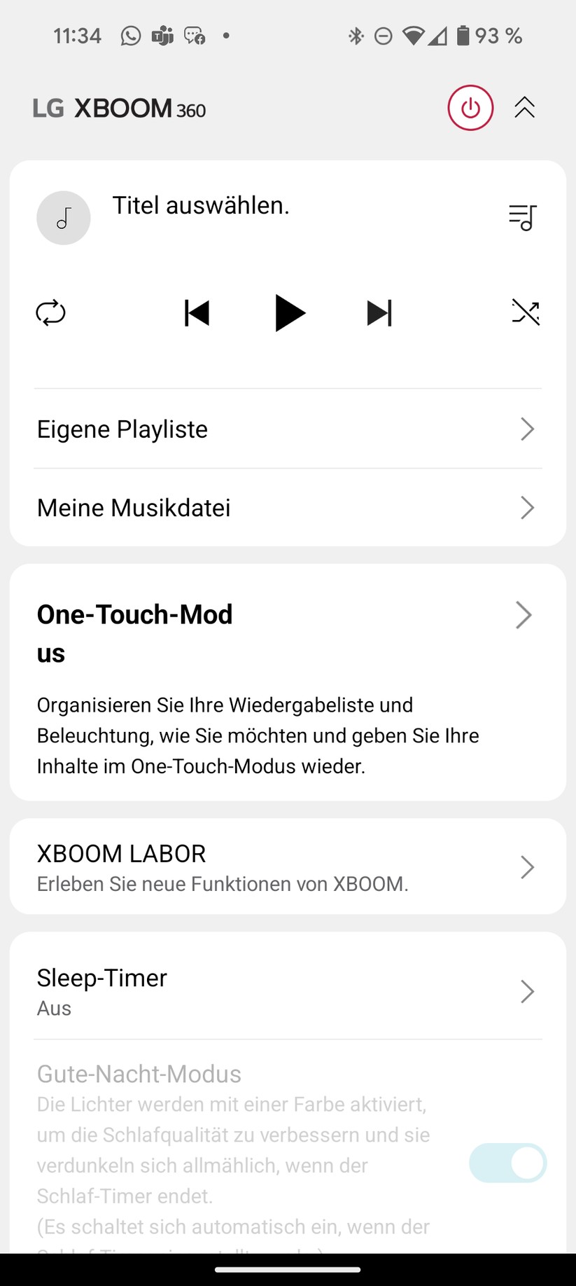 LG Xboom 360 DXO2T Screenshot