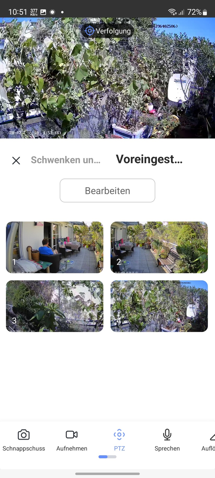 Ezviz C8W Pro 2K: Einstellungen