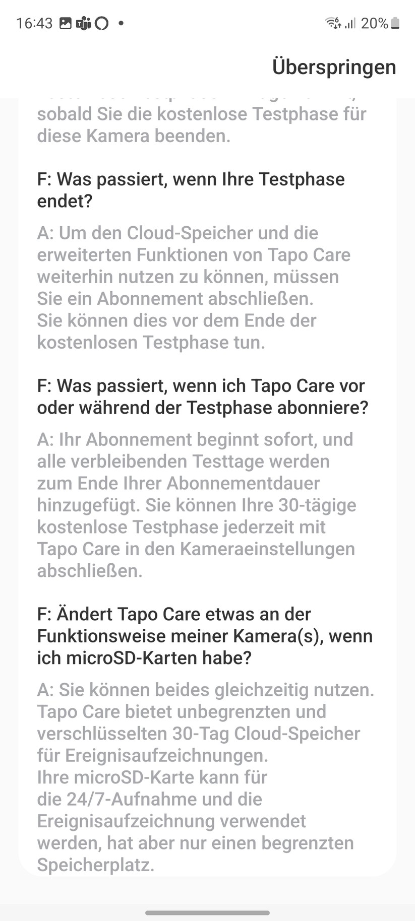 TP-Link Tapo C225: Einrichtung und Einstellungen