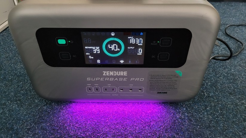 Zendure Superbase Pro: LED-Umgebungslicht