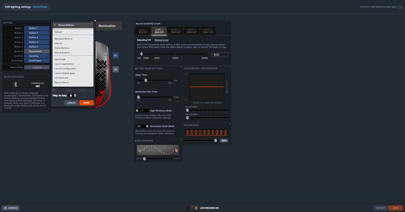 Steelseries Aerox 3 Wireless - Bilder App
