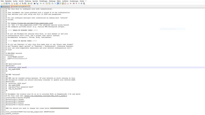 Einrichtung MainSailOS: