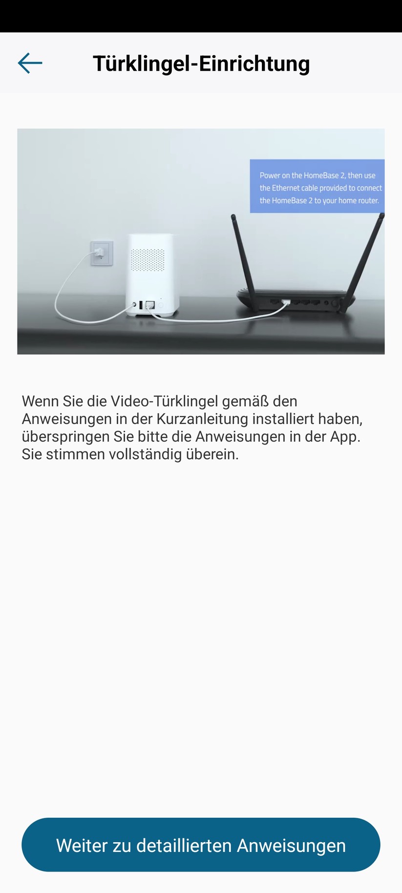 Eufy Video Doorbell E340: Inbetriebnahme mit Eufy-App