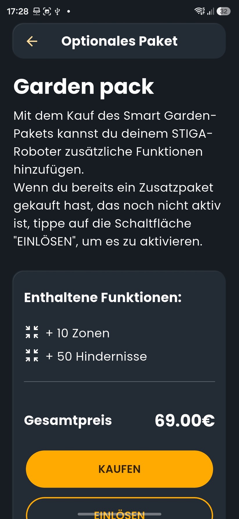 Der Funktionsumfang der App ist recht groß. Der A 6v verwaltet bis zu zehn Mähbereiche, zusätzlich sind bis zu 50 Sperrzonen vorgesehen. In der App lassen sich virtuelle Grenzen, Transferwege und Ausschlussbereiche anlegen.