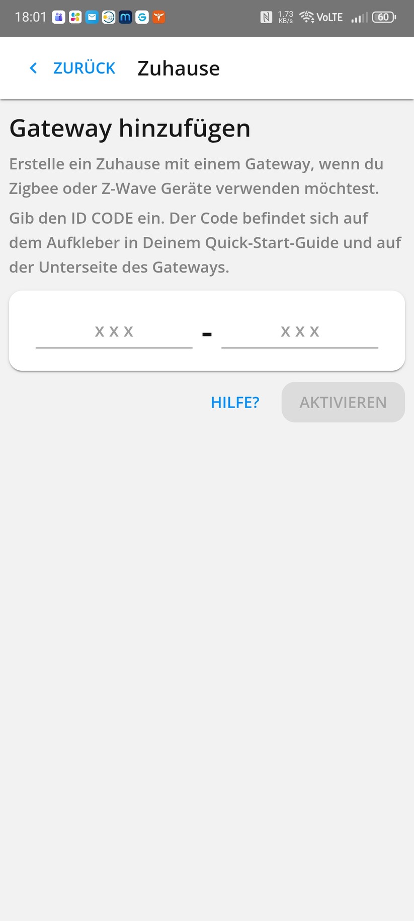 Smart Home by Hornbach: Einrichtung und Anlernen von Geräten