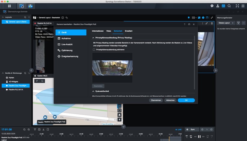 Synology Surveillance Station: Überwachungskameras konfigurieren