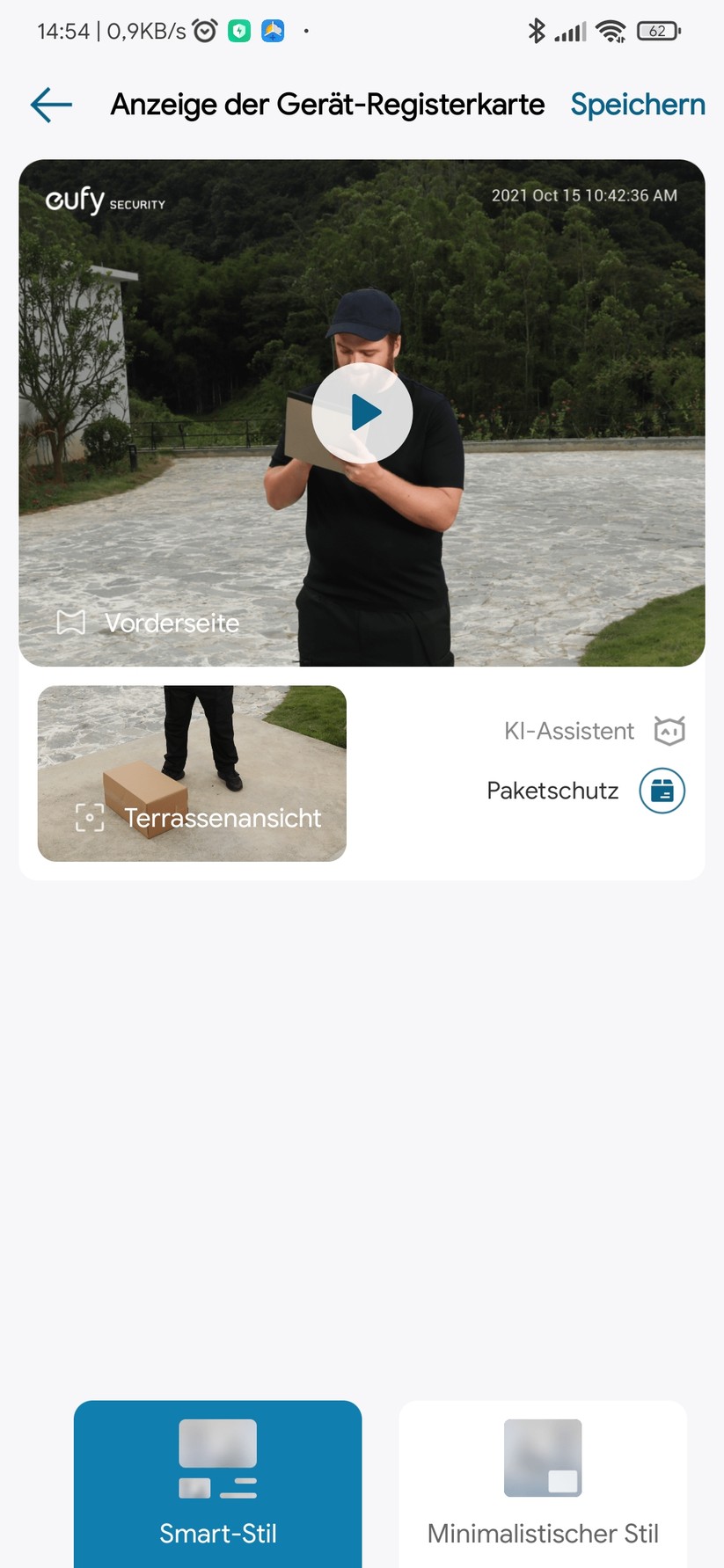 Eufy Video Doorbell Dual - App