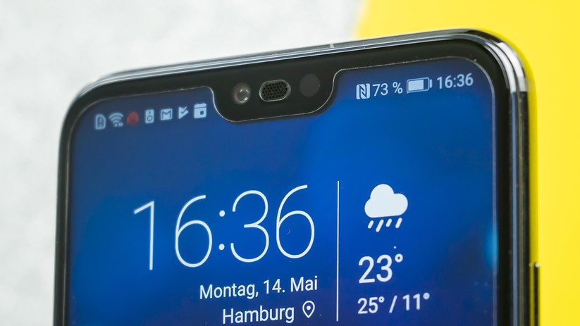 Schutzfolie für das Display auf dem Honor 10
