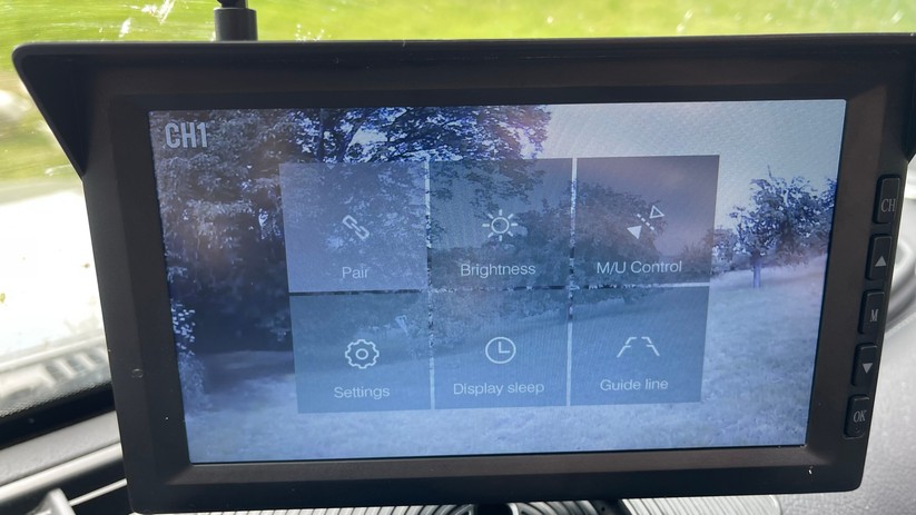 Lescars Solar-Funk-Rückfahrkamera PA-610