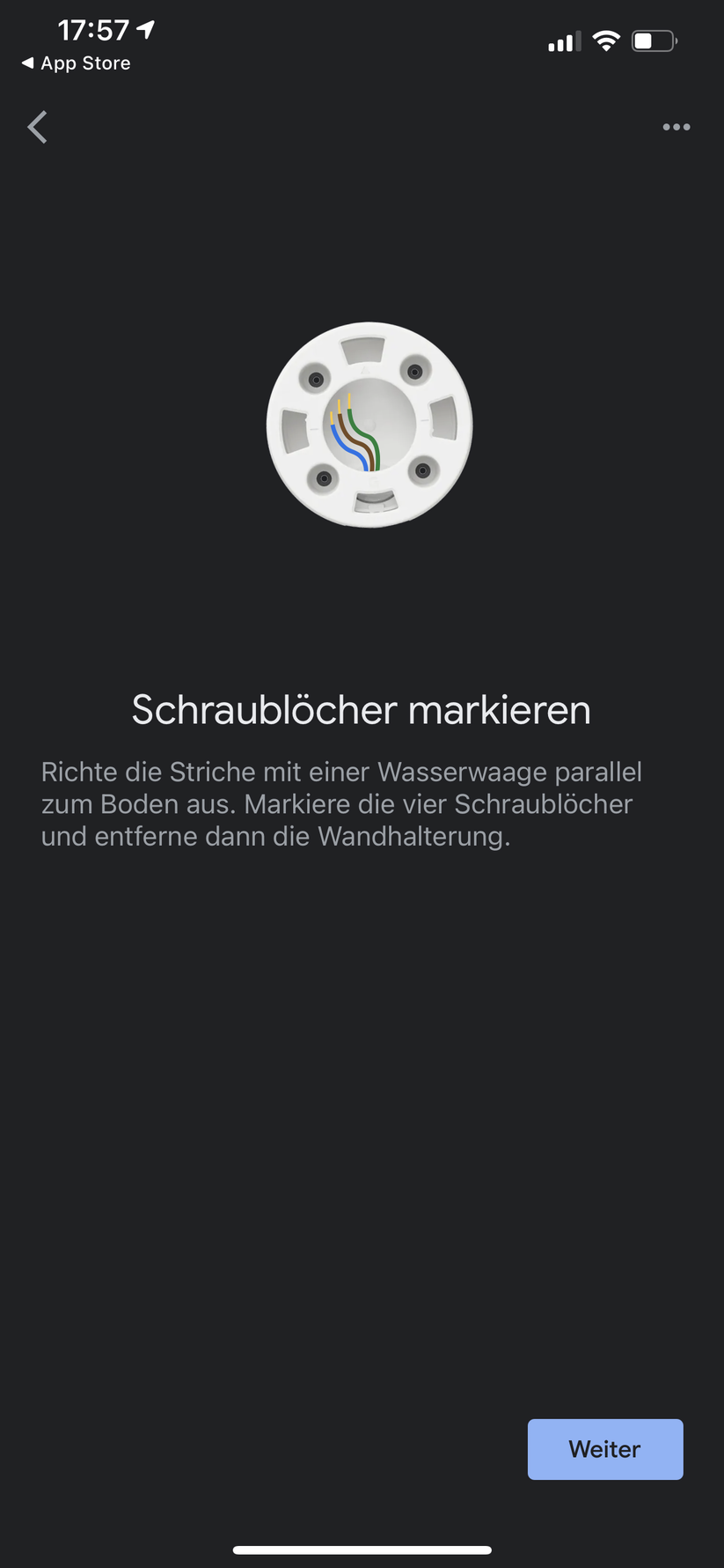 Google Home App für Nest Floodlight 