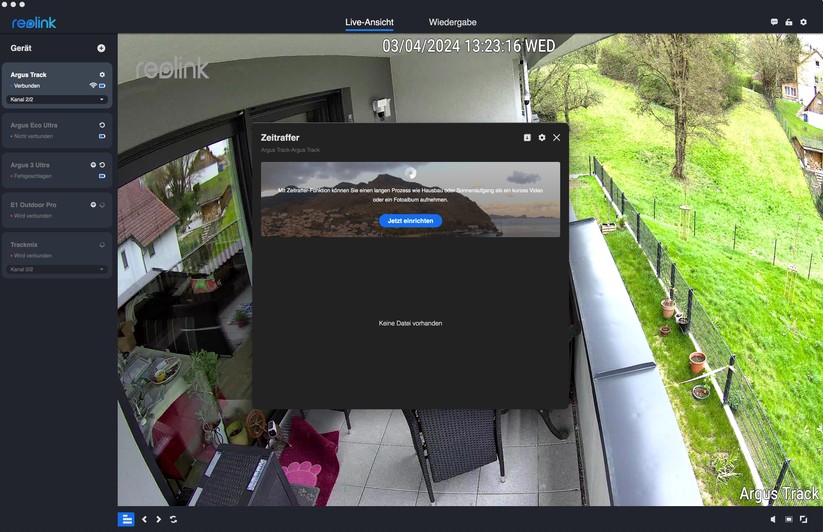 Reolink Argus Track: Testaufnahmen
