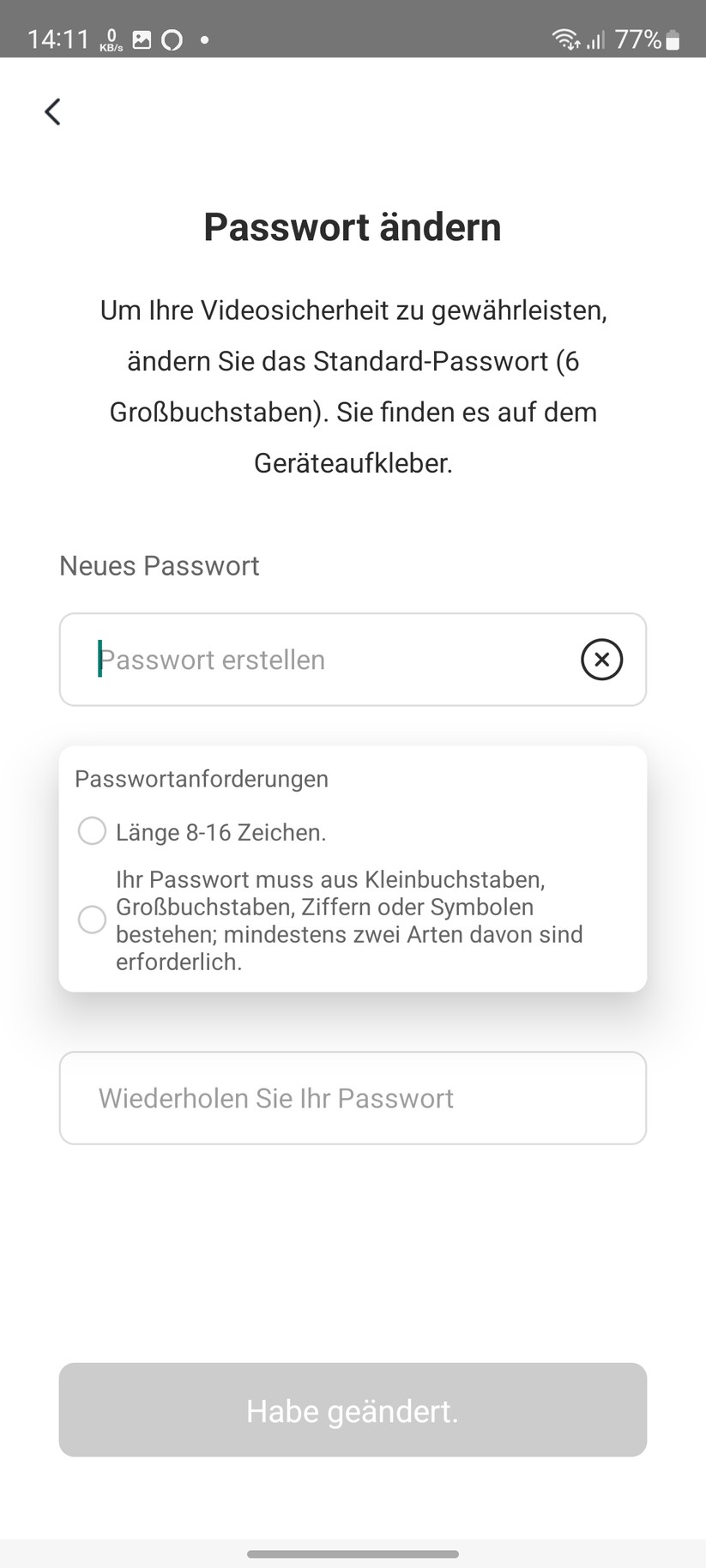 Ezviz C6 2K+: Einrichtung