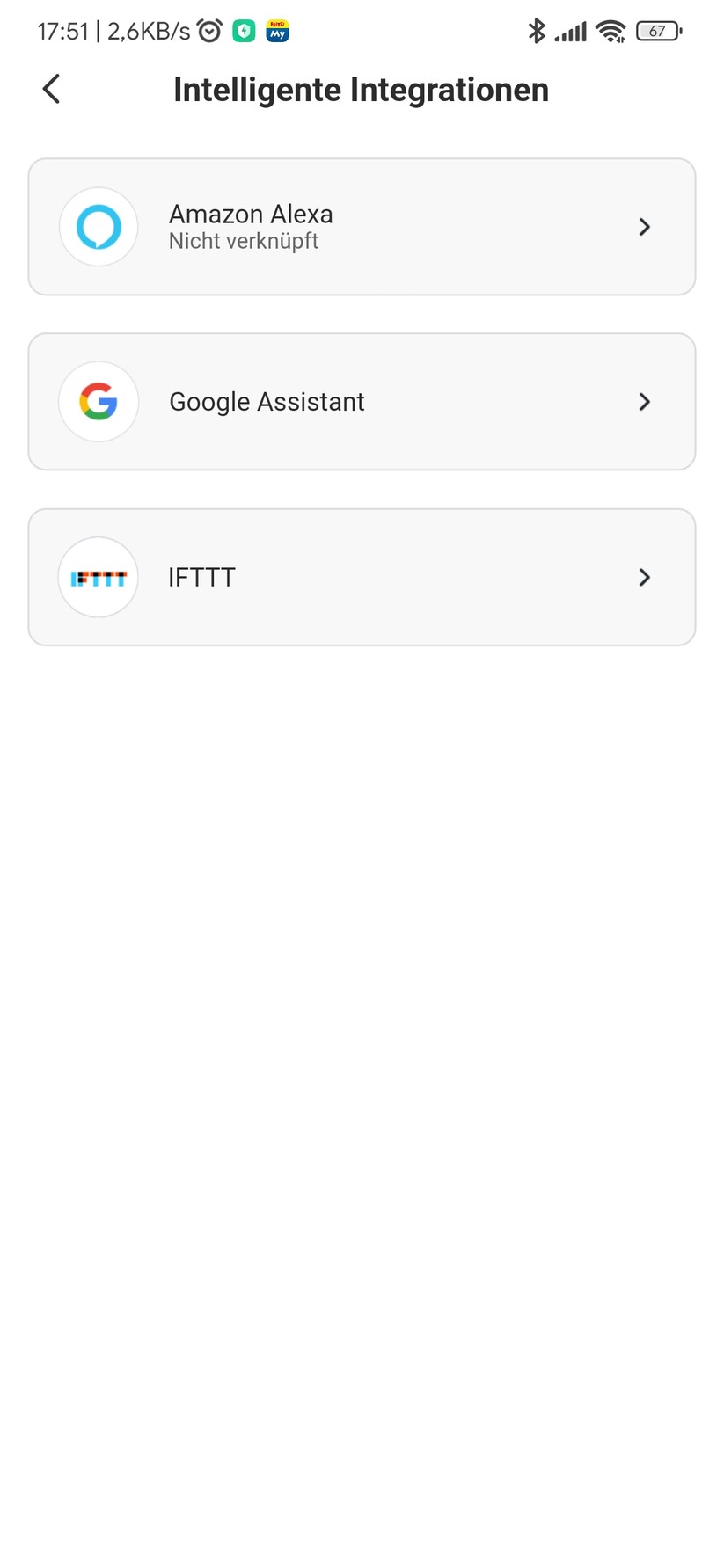 Ezviz LC3: Cloud-Unterstützung