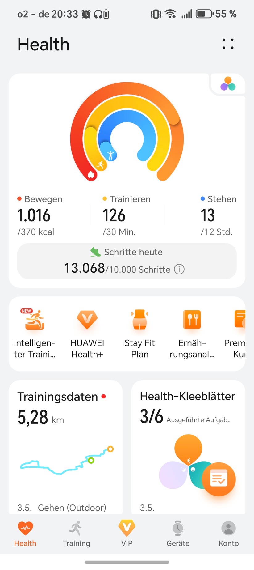 Huawei Watch Fit 5 - Health App