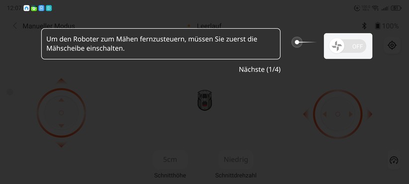  Inbetriebnahme und Kartierung