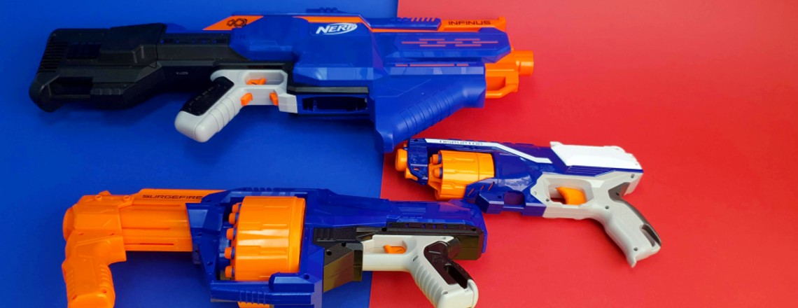 Sechs Nerfs im Vergleich: Fortnite-Blaster oder klassisch?