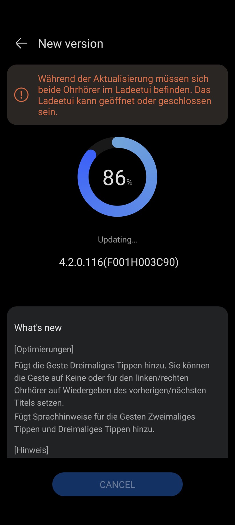 Huawei Freebuds 6i – App
