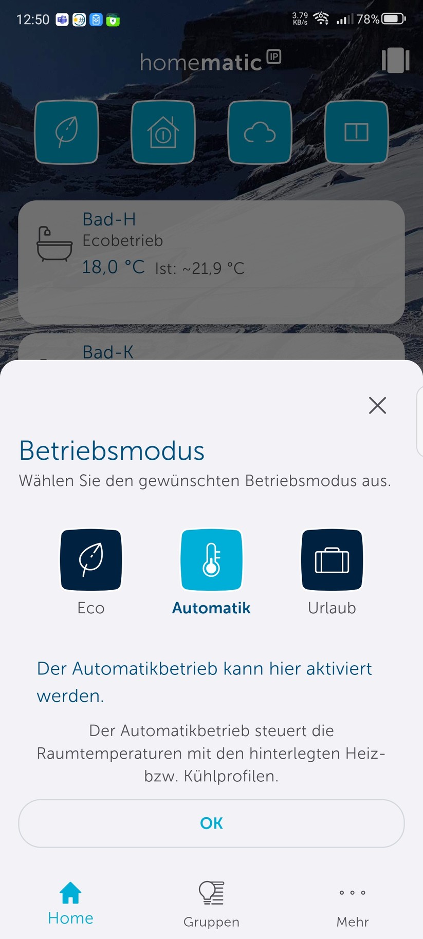 Homematic IP Pure: Einstellungen, Heizpläne, Automatisierung mit Fenstersensor