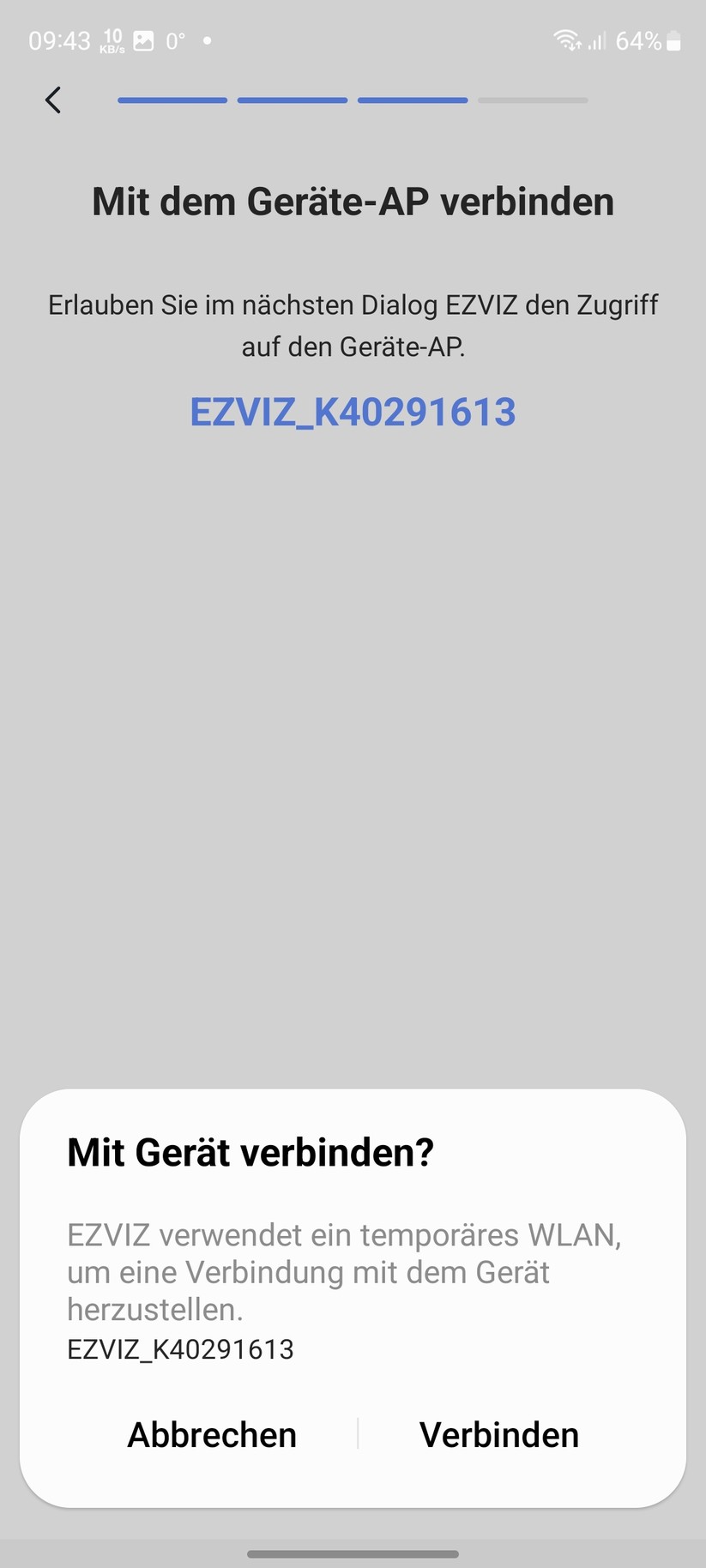 Ezviz EB3: Inbetriebnahme