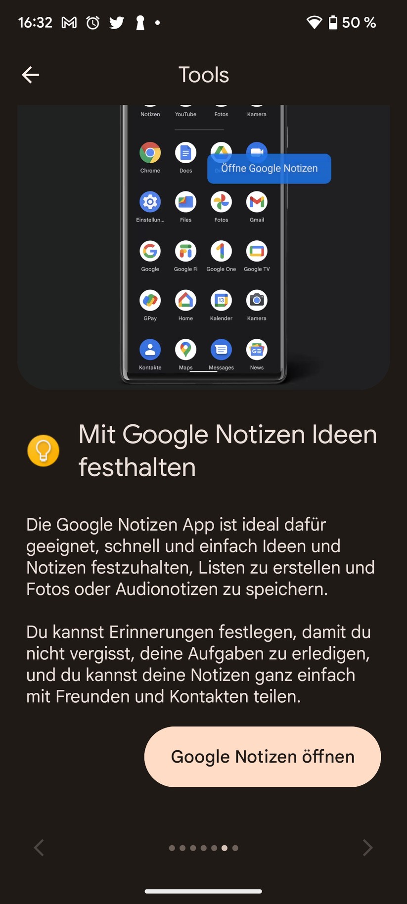 Google Pixel 7 Software-Funktionen